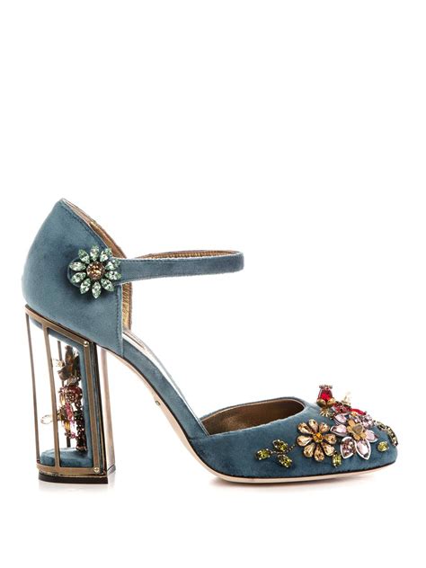 dolce gabbana heels blue|dolce and gabbana heels price.